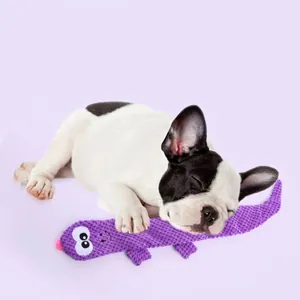 Jouet en peluche pour chien en velours de maïs avec sifflet intégré pour mâcher