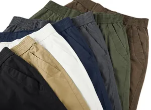 Grand choix de couleurs pour bermudas cargo homme style rétro avec taille élastique