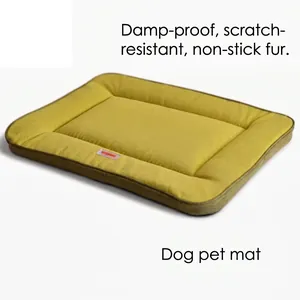 Summer Breathable Pet Cooling Mat For Dogs And Cats Durable Fabric Quilted Scratch Resistant Rectangular Sleeping Bed For Small Medium Large Pets