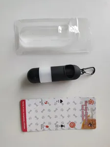 Details of multi-functional pet poop bag and hand sanitizer dispenser with packaging