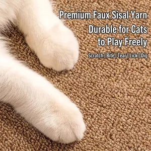 Premium durable cat scratching mat featuring high-quality imitation sisal yarn texture
