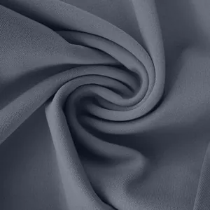 Close-up of soft charcoal gray knit fabric texture for women's casual yoga pants