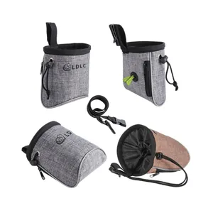 Borsa riflettente per snack per animali in tessuto Oxford per addestramento cani all'aperto