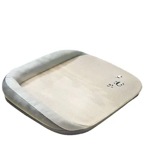 Comfortable summer cooling pet bed mat with breathable mesh and cute panda design for dogs