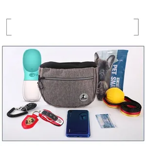 Large capacity pet treat training waist bag designed for outdoor puppy training activities