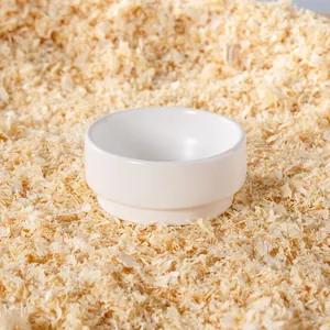 Petit bol de nourriture en céramique blanche pour hamsters et perroquets, anti-renversement