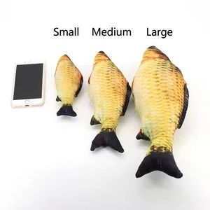 Realistic simulation fish cat toys with catnip available in three different sizes