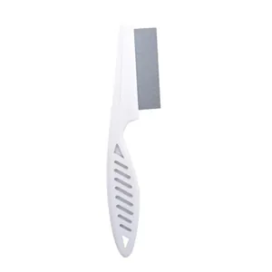 Professional pet flea comb with fine steel teeth for cats and dogs hair grooming