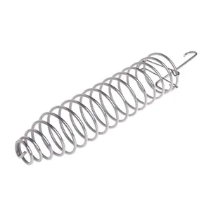 Langlebiger Edelstahl-Spiral-Vogelfutterspender für Papageien und Kleintiere