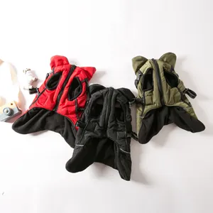 Winter warm dog vests with harness clips for small and medium dogs in multiple colors