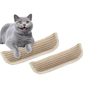 Durable jute cat scratcher toys for catnip playtime and teeth cleaning