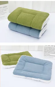 Soft corduroy and fleece double-sided pet mat for hamsters and sugar gliders mat
