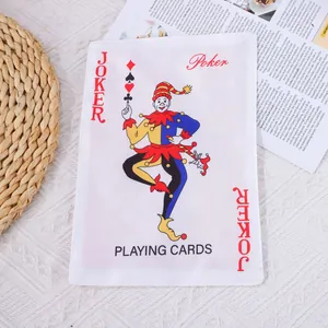 Joker playing card crinkle dog toy for teething and interactive play for small pets