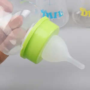 Pet milk bottle kit with soft silicone nipple for newborn puppies and kittens pack
