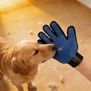 Haustier Pflegehandschuh Für Hunde Katzen Haarentferner Bürste Massage Fellpflege Handschuh Sanfte Effiziente Reinigung Baden Pflegewerkzeug