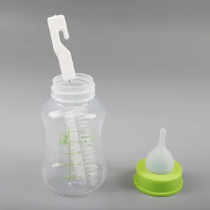 150ml pet nursing bottle kit for newborn puppies and kittens with cleaning brush tools
