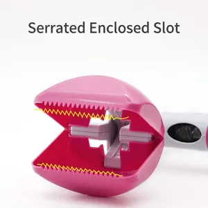 Ramasse-crottes 2-en-1 portable avec distributeur de sacs intégré et mâchoire dentelée