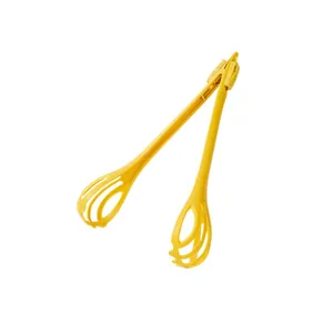 Bright yellow plastic hamster catching tongs for safe small pet handling and anti-bite