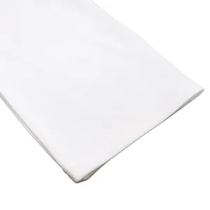 Macro view of high-quality double-needle stitching on white OL office dress sleeve hem