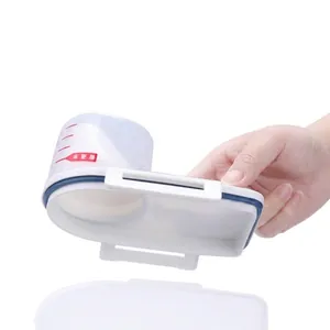 Couvercle hermétique pour conteneur de croquettes avec verre doseur et boucle de verrou