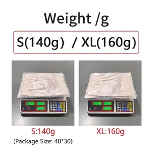 Scale measurements showing weights of S and XL lace camisole and skirt home wear sets