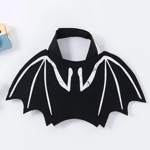 Halloween Pet Bat Wings Costume Funny Black Polyester Transformation Outfit For Dogs And Cats Small Medium Large Animal Party Dress Up