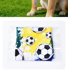 Cappello per animali con motivo calcio per il tema della Coppa del Mondo