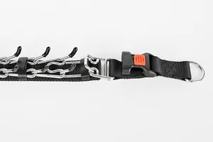 Abnehmbares Metall-Stachelhalsband für Hunde mit robustem Schnellverschluss-Detail