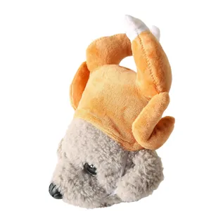 Chapeau de dinde rôti en peluche créatif pour les fêtes de Thanksgiving et les déguisements