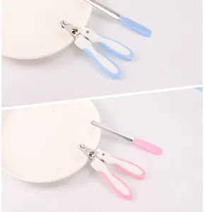 Professionelles Haustier-Nagelknipser-Set aus Edelstahl in Blau und Rosa für Hunde und Katzen
