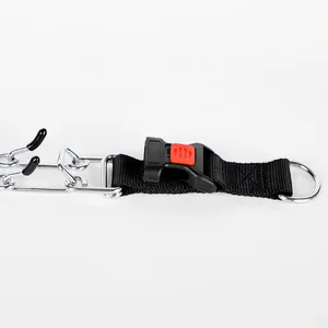 Robuster Hundetrainingshalsband mit verriegelbarem Schnellverschluss und Metallkette
