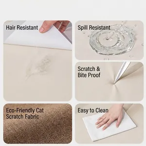 Alfombra impermeable y resistente a arañazos para mascotas, perros y gatos.