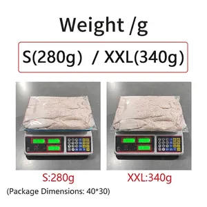 Weight and dimensions detail for sleeveless lace two-piece clothing set showing 280g and 340g