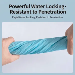 Super absorbent dog training pee pad shown being twisted to demonstrate durability