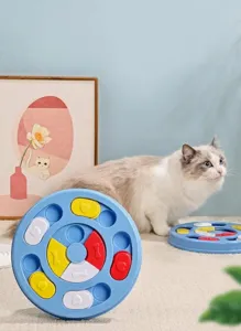 Jouet interactif pour animaux pour une alimentation lente et stimulation mentale