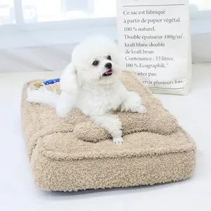 Geborduurde Teckel Huisdier Bed Matras Antislip Diepe Slaap Kussen Mat Voor Honden Katten Zachte Pluche Huisdier Slaapmat