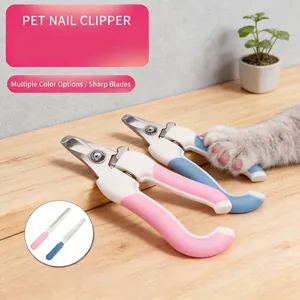 Professionelle Krallenschere für Hunde und Katzen aus Edelstahl mit Ergonomie-Griff