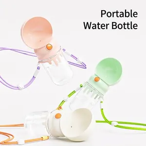 Draagbare Huisdier Hond Waterfles Outdoor Puppy Reisfles Met Schouderriem Drinkbak Voor Katten Kleine Honden