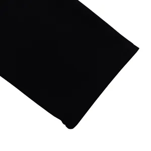 Close-up detail showing the high-quality stitching and fabric of this black dress