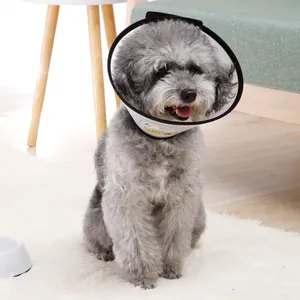 Collar isabelino para mascotas con protección contra mordeduras y lamidos