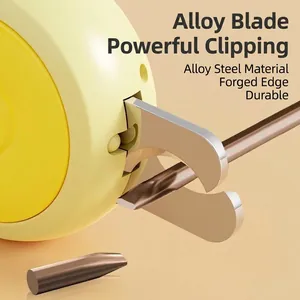Professional pet nail clipper with LED light and durable alloy steel blade for cats and dogs