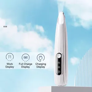 Professional electric pet paw hair trimmer with smart LED display status indicators
