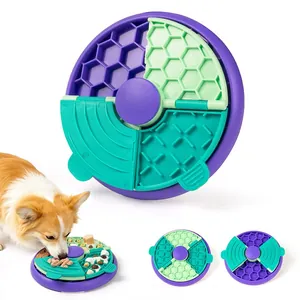 Interaktives Hunde-Puzzle-Slow-Feeder mit Mehrzonen-Bereicherungstrainingsplatte
