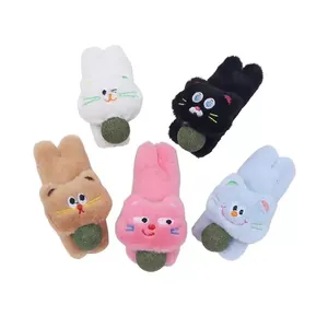 Schattig pluche kattenspeelgoed met kattenkruidballen in vijf kleuren voor speeltijd