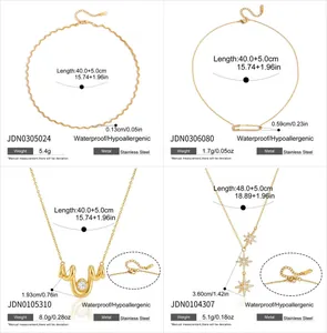 Spécifications de taille et poids pour divers colliers en acier inoxydable 316L