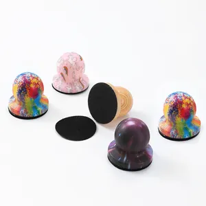 Juego profesional de lijadora de uñas desmontable para perros y gatos con patrones coloridos