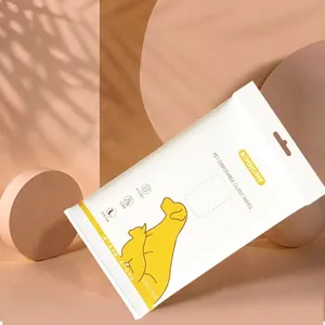 Gants de toilettage jetables sans alcool KIMHOME pour chats et chiens, pack de 6 pièces