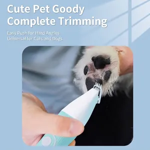 Electric pet hair clipper and shaver trimmer used for grooming dog paw fur and cat hair
