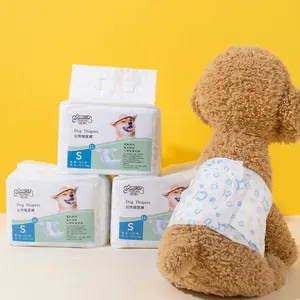 Wegwerpbare Huisdierluiers Hoge Absorptie Mannelijk Vrouwelijk Hond Fysiologische Broek Lekvrije Hygiënische Wraps Voor Honden