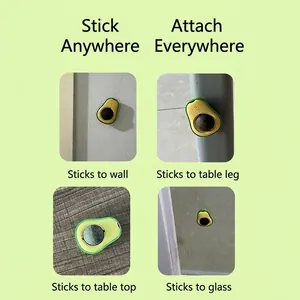 Avocado catnip ball for cats can be stuck on walls and glass surfaces